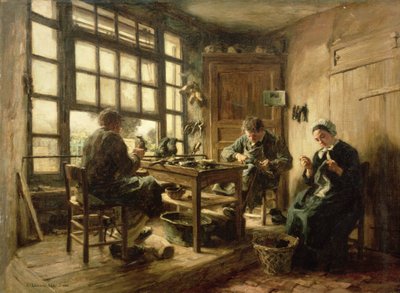 I calzolai, 1880 da Leon Augustin Lhermitte